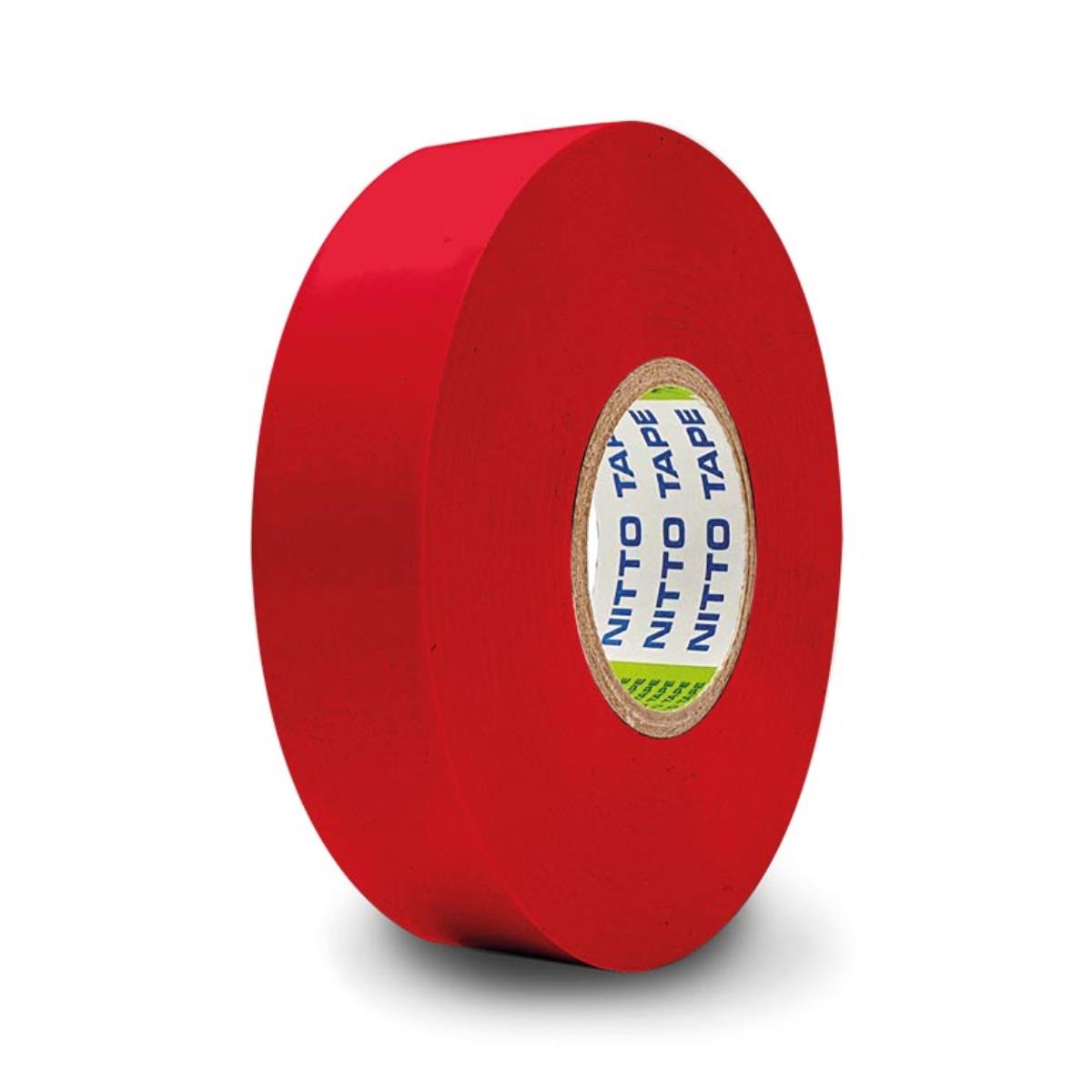 Ruban isolant Nitto PVC Rouge 19 mm x 10 m